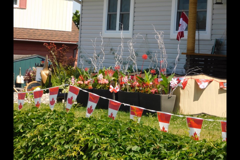 Elliot Lake Recreation and Culture Department hosed a decorating competion for Canada Day 2020. Kris Svela for ElliotLakeToday