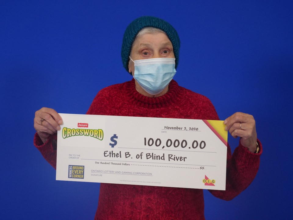 2020-11-06 OLG winner Ethel Bellefeuille