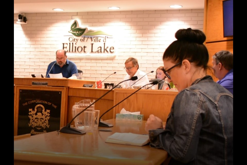 June 12 Elliot Lake City Council meeting.