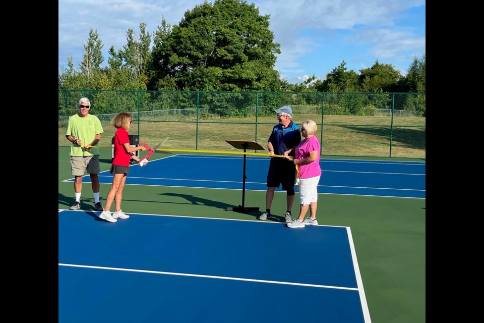 Blind River’s new pickleball court is officially open