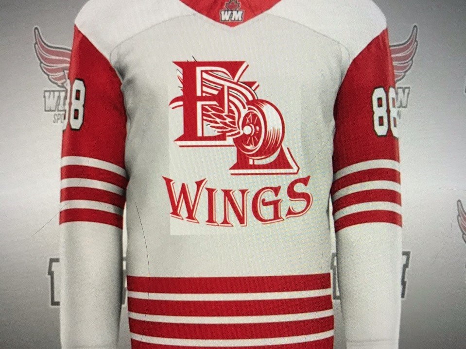 Red Wings home game jersey (3)