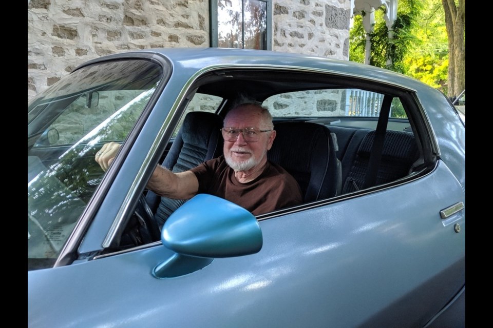Ted Mestern obtained his auto mechanic’s license in Fergus and worked as a mechanic and service manager for Howes & Reeves Ltd. for over 46 years. 