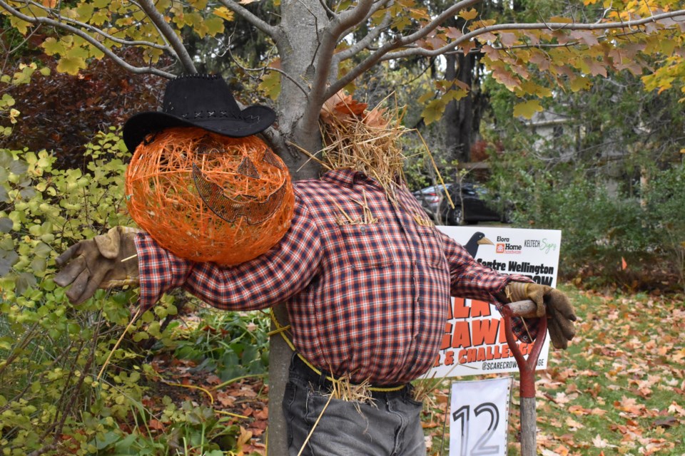 Don't lose your head when you see the scarecrow creations in Elora. 