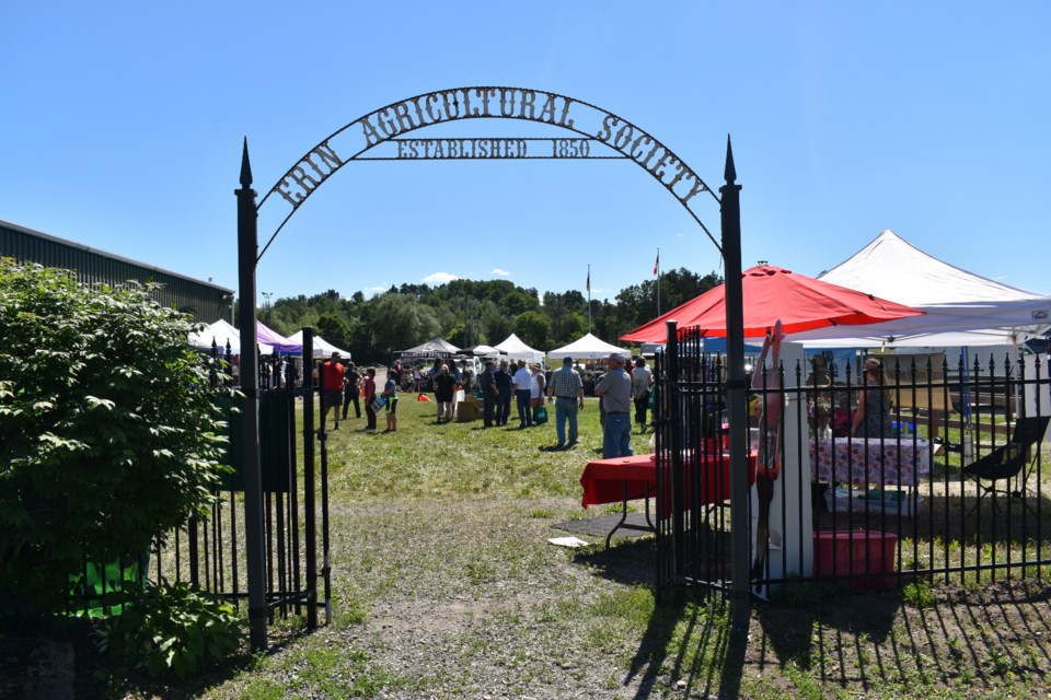 Erin Farmers' Market had its opening day on Thursday at the Erin Fairgrounds. The market was most recently at the much smaller McMillan Park.