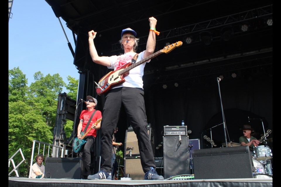 Canadian alt-rock legends Sloan drew a huge crowd Saturday afternoon at Meadows Music Festival in Fergus.