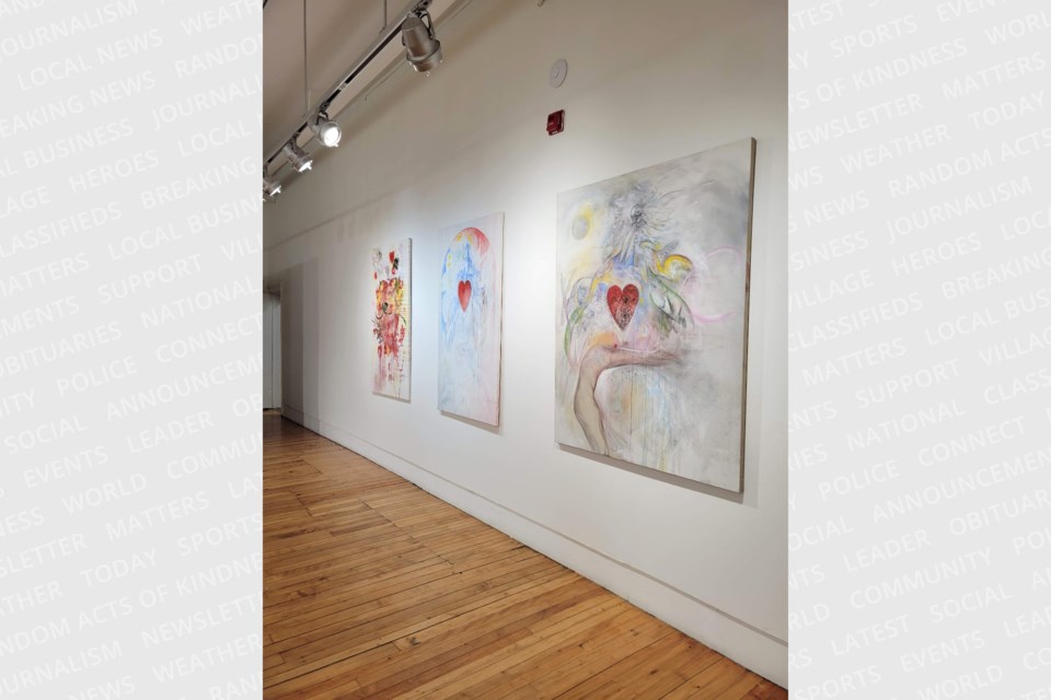 'Connection & Response' by Northern Ontario artist Bruce Cull is showing at the Elora Centre of Arts until Sept. 11