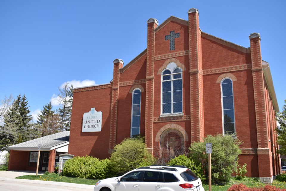 The new congregation will meet at the Elora United Church while the other church buildings are up for sale. Keegan Kozolanka/EloraFergusToday file photo