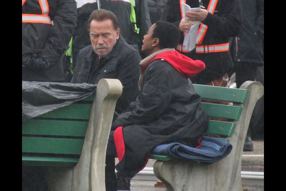 Arnold Schwarzenegger is in Elora filming a Netflix TV series. 