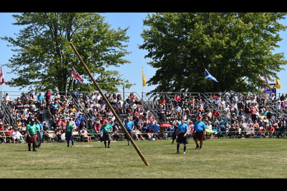 A huge crowd turned out Saturday for the 2022 edition of the Fergus Scottish Festival and Highland Games. People enjoyed getting to see the heavy events athletes attempt the caber toss.