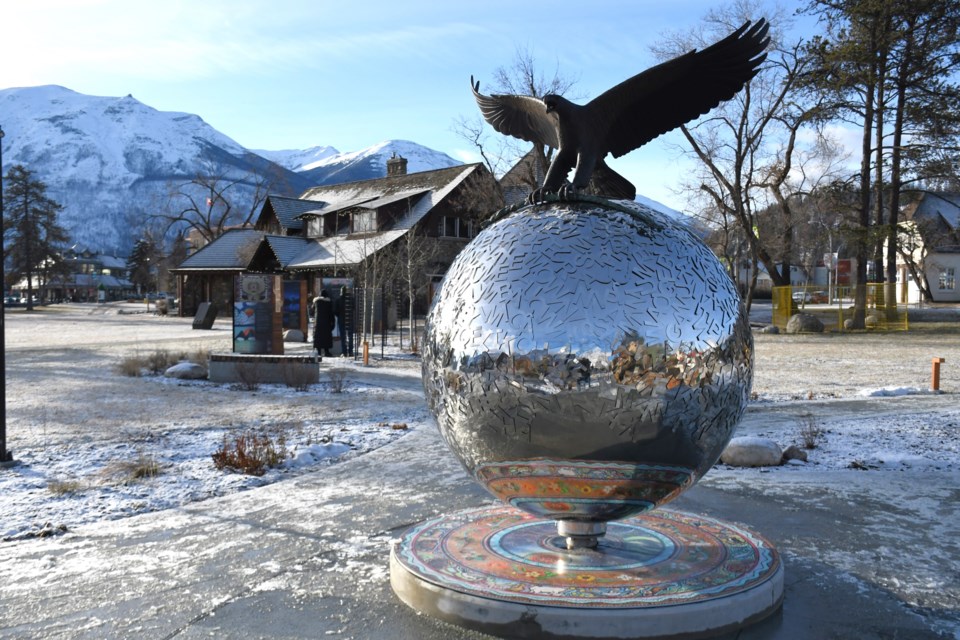 The Jasper Indigenous Exhibit near the Visitor Information Centre in Jasper, Alta. on Monday, Dec. 9, 2024.