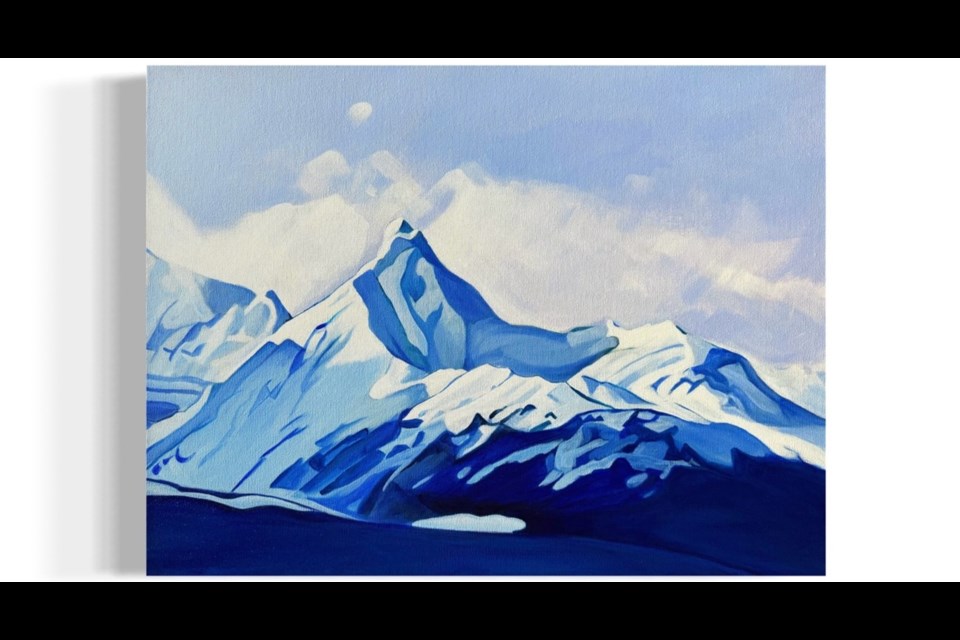 A Glimpse of Heaven by Liwen Zhang, inspired by Hilda Peak.