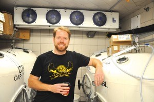 Phil Brian, Jasper Brewing Co.'s new head brewer, is experimenting with new flavours and fruit pairings to make the best summer hops. S. Makowsky photo