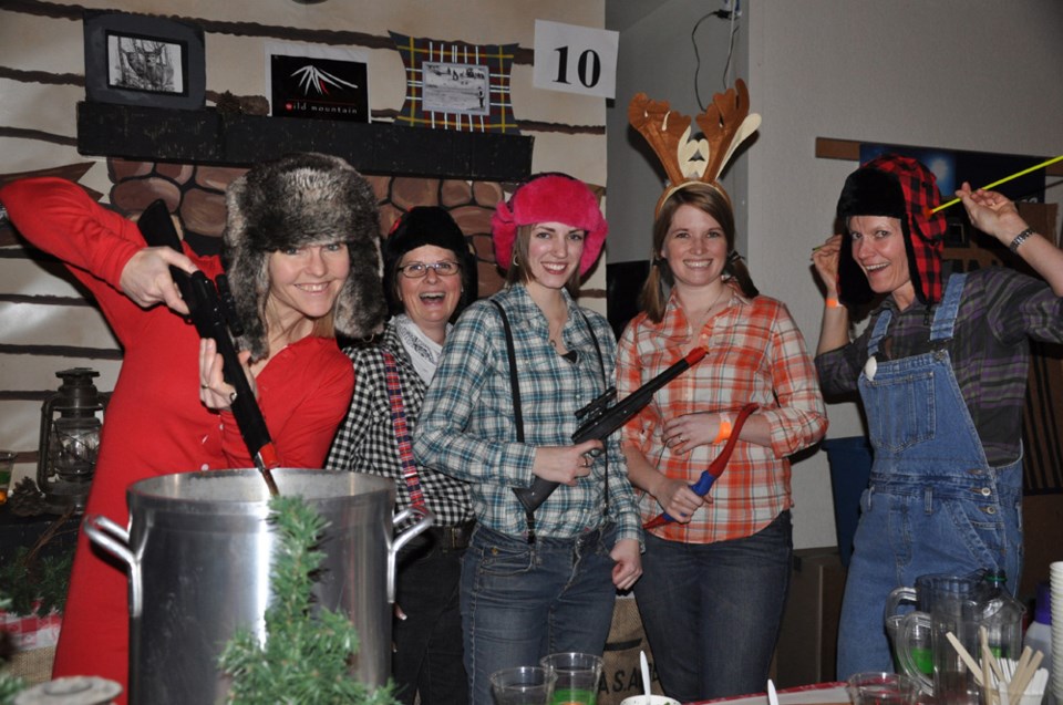 The ladies of the Wild Mountain store were voted the the third best booth.