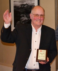 Joe Couture, shortly after his induction into the CSIA Regional Hall of Fame April 5.