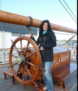 Jasperite Kim Wallace has returned home from after months at sea. Submitted photo
