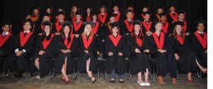 The first cohort of grade 12 students graduated from Jasper's new Junior/Senior High School, May 29.  Photo - P. Clarke. 