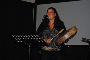 Matricia Brown was recognized with the music award. Photo - P. Clarke.