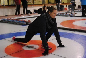 The Jasper Curling Club hosted three "learn-to-curl" workshops to introduce the community to the sport. Photo - P. Clarke.