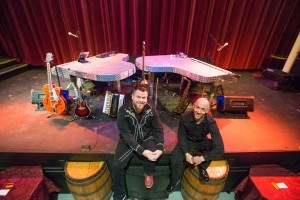 Together, Brian Burn (left) and Jaime Mahn (right), make up Burn 'N' Mahn, a interactive live all-request piano show. Submitted photo.