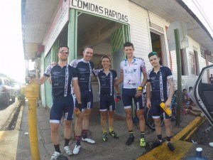 From left to right, Cory Wallace, Emile de Rosnay, David Drouin, Anton Varabei and Stephen Keepinging
