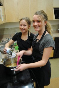 Students at Jasper Junior/Senior High School day got to try activities not normally found in the province's curriculum. Photo - P. Clarke.