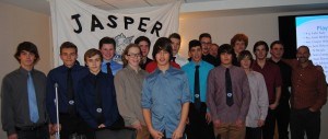 The Jasper Glacier Football team celebrated their season the Crimson Hotel, Dec. 8. Photo - P. Clarke.
