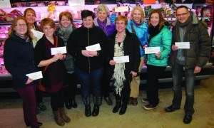 Robinsons Foods donated $9,500 to 10 local non-profits groups Jan. 17. Photo - P. Clarke.