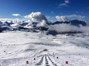 Seven skiers from Jasper's Freeride Ski Team competed in a provincial mogul competition at Sunshine Village Ski Resort Jan. 23 and 24. Nicolas Bazin photo.