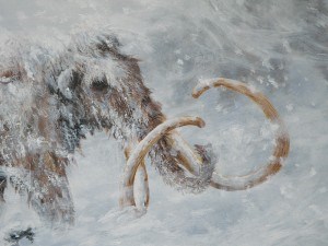 Jessy Dion's will be hosting an opening night on March 4 for his exhibit “Legendary Prehistoric Times” at the Jasper-Yellowhead Museum and Archives. Jessy Dion image.