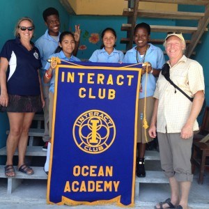 Libby Weir and Greg Fenton have been volunteering in Belize for five years, building playgrounds and working with the Ocean Academy in Caye Caulker. Ocean Academy was the recent recipient of a $66,000 grant from the Jasper Rotary Club, the Rotarty Club of Edmonton-Glenora and the Canadian Government. Joni Miller photo