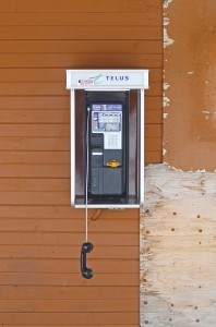 7 Pay Phone Saskatcewan River Crossing