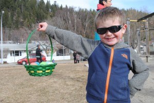 Dozens of children participated in the Jasper Lion's Club second annual Easter egg hunt March 27. Photo - P. Clarke. 