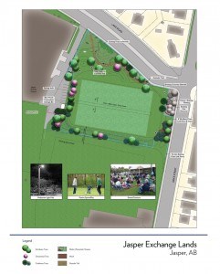The new multi-purpose sports field will be built on the exchange lands. Image provided. 