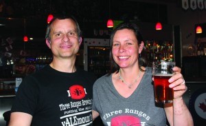 Michael Lewis and his wife Rundi Anderson, co-own Three Ranges Brewing Co, based in Valemount, B.C. P.Clarke photo