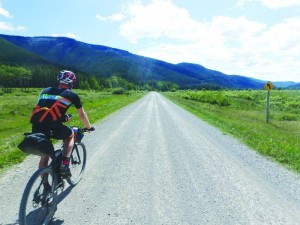 Jasper Park Cycling Association president Matt Staneland was one of several Jasperites to participate in the inaugural Alberta Rockies 700, which kicked off June 19. K. Byrne photo