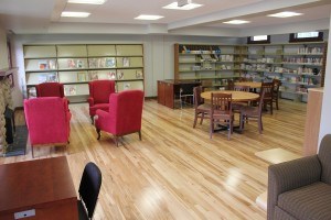 A sneak peak inside the renovated heritage building that is part of the new library. P. Clarke - Photo. 