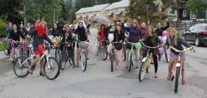 More than 30 women participated in "Souper de Connes," which roughly translates to dinner of fools, May 27. Photo - P. Clarke. 