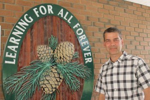 Jasper Elementary School principal Raymond Blanchette Dubé recently retired after more than 30 years in the education system. Photo - K. Byrne. 