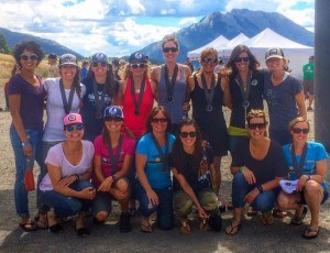 Fourteen women from Jasper participated in the Sinister 7 Ultra race near Crowsnest Pass, July 9. Sumbitted photo