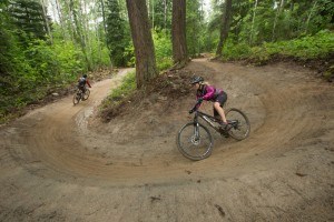Jasperites have been flocking to the Valemount bike park, which open last summer and continues to add new trails. Photo submitted. 