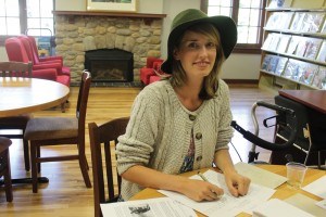 Ailson Ross recently started the Jasper Amnesty International Writing club. The group meets at the Municipal Library every second Thursday at 6 p.m. K. Byrne photo. 
