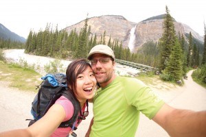 Jasmine Liang and Jon Goulet owe $20,000 in medical bills after Liang fell ill and spent eight days in hospital. Photo provided. 