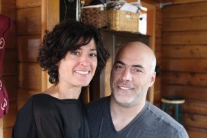 Karina Hernandez (left) and her husband, Laurent Bolduc, are the first Jasperites to be selected to the Order of the Wise, a biennial award given to Francophones across the the Alberta. K. Byrne photo. 