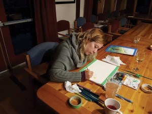 After being selected to illustrate a children’s book, local artist Karly MacDonald reflected on all the ups and downs in her career that brought her to where she is today. Her work is displayed at Mountain Galleries and the JAG gallery. Submitted photos.