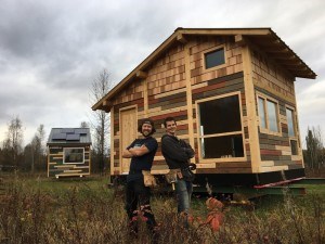Childhood friends Jake Daly (left) and Axel Whalen are the creators of Tiny Life Supply, a new company helping potential builders find the best materials to create their own tiny homes. Submitted photos. 