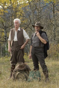 Several Jasperites, including Dale Fullerton (left) and Dave Baker, helped on and off the screen during shooting. 