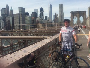 Fire chief, Greg Van Tighem, recently rode from South Jersey to Hammonton, N.J., for the MS Society’s City to Shore bike ride Sept. 23-24. The 180-mile trek was an invite only race for the society’s top fundraisers—those who collect more than $12,500 annually for the society. Photo submitted. 