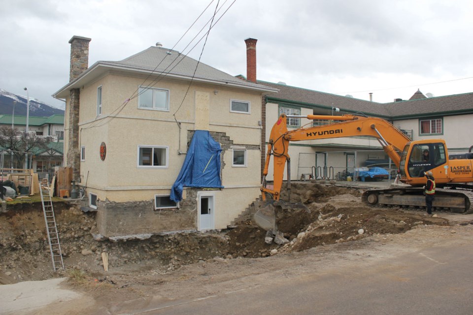 Once construction is complete, the Jasper Downtown Hostel will have about 60 beds available for guests, doubling its capacity. P. Clarke photo. 