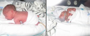 Brady Campbell (left) weighed two pounds, 15 ounces, when he was born on March 10, 2008 with his twin brother Carson who weighed three pounds 14 ounces. Submitted photos