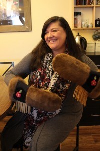 Since moving to Jasper about three years ago, Matricia Brown has been sharing Indigenous arts with locals. K. Byrne photo 